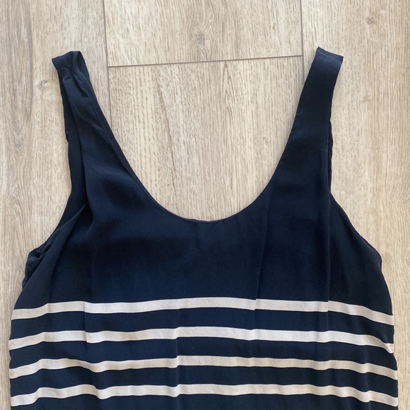 ❌SOLD❌ Joie dress shirt size Medium color black with white stripes - Picture 3 of 8